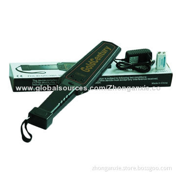 Handheld garret metal scanner, RoHS Directive-compliant